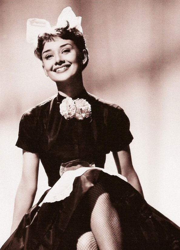 Audrey in one of her lesser known films: Laughter In Paradise