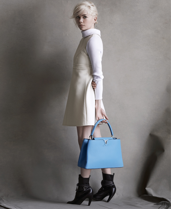 Watch Michelle Williams fall in love with Louis Vuitton