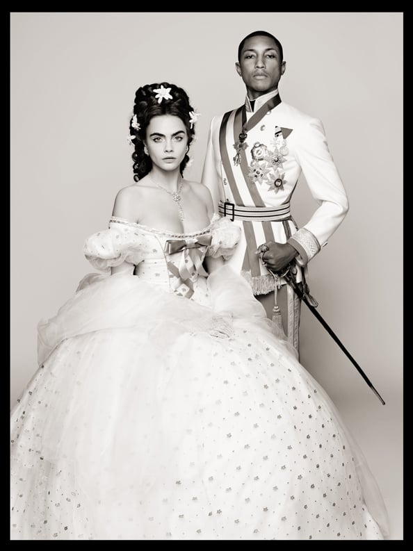 Cara Delevingne and Pharrell Williams , Chanel