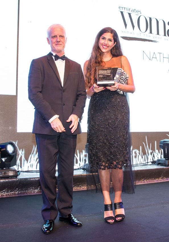 natalie trad, Emirates Woman Woman Of the Year 2014