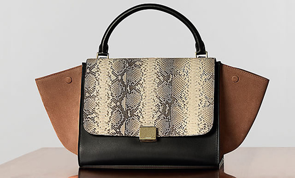 Coca is responsible for the Celine Trapeze bag