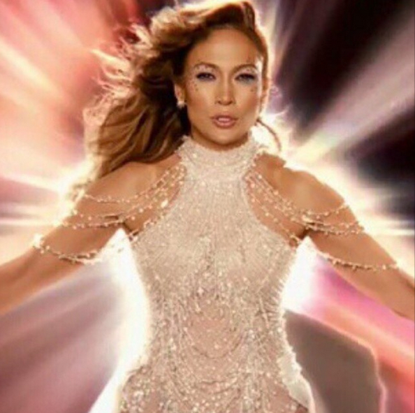 Jennifer Lopez in a Yousef Al-Jasmi creation