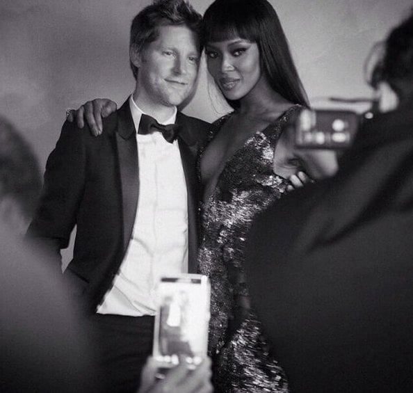 Naomi Campbell and Christopher Bailey