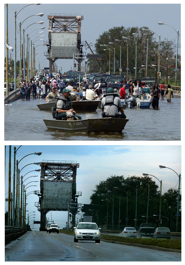 Hurricane Katrina 10 years on,Hurricane Katrina: Before, During and After