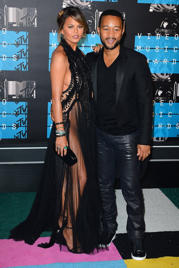 ohn Legend and wife Chrissy Teigen, MTV Music Video Awards 