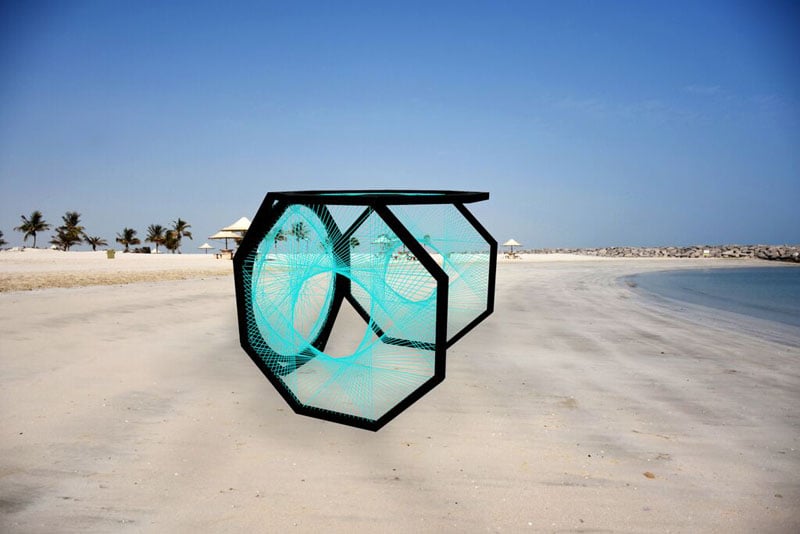 Aljoud Lootah's installation for Dubai Design Week