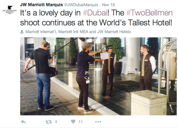 Freida Pinto Shoots Two Bellman Two In Dubai