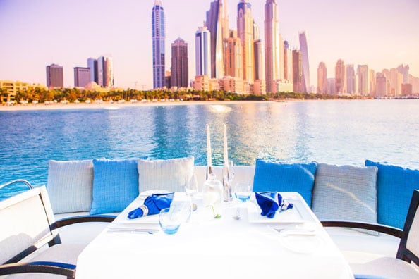 Dubai Marina Yacht Club, Valentine's meal