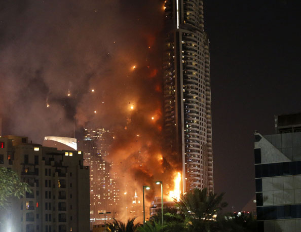 Dubai Fire, Address Downtown Dubai