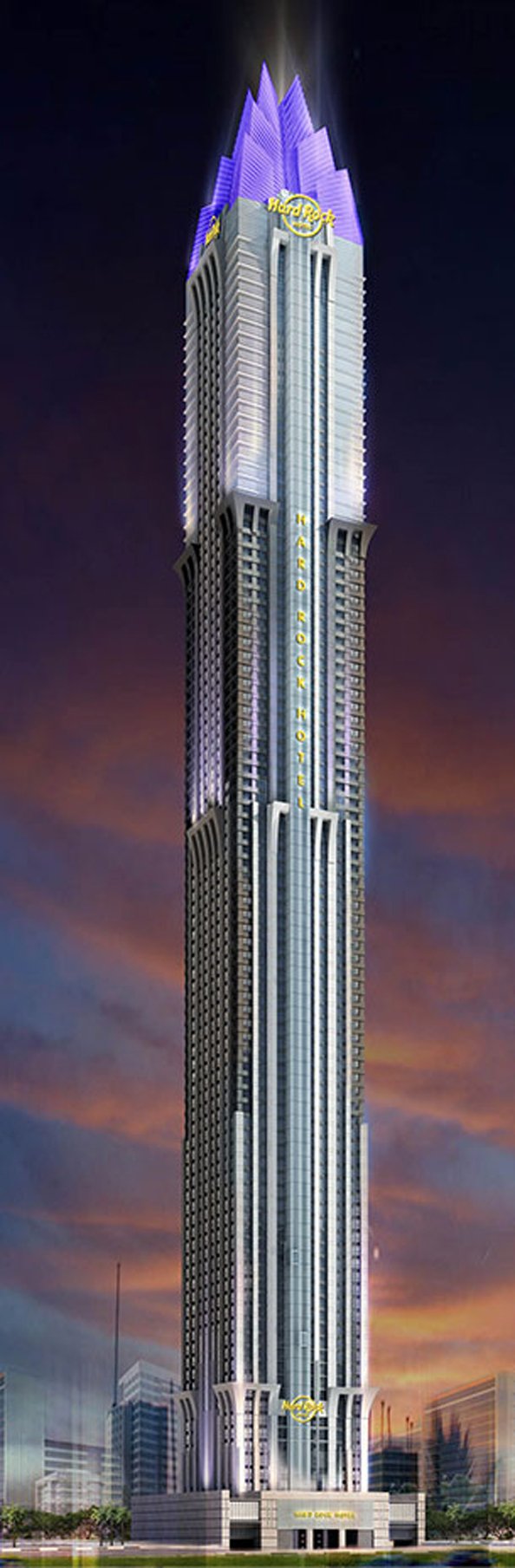 The new Marina 101 tower will house the Hard Rock Cafe in Dubai Marina