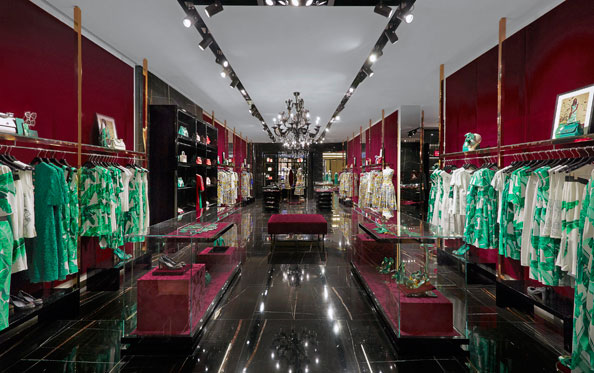 Inside the new Dolce & Gabbana flagship store, which boasts the brand's second abaya collection