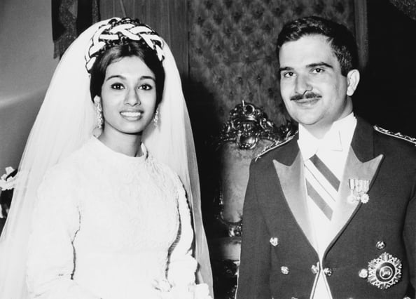 Prince Hassan bin Talal of Jordan and Princess Sarvath Ikramullah 