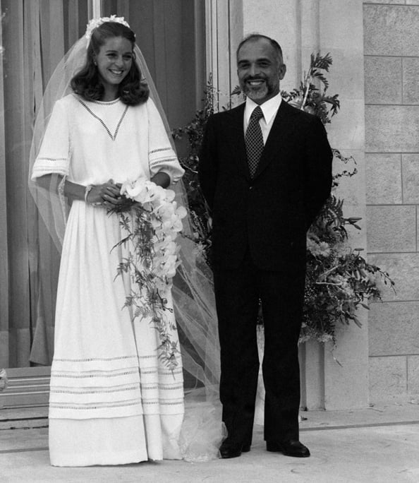 Hussein bin Talal, King of Jordan, and Queen Noor