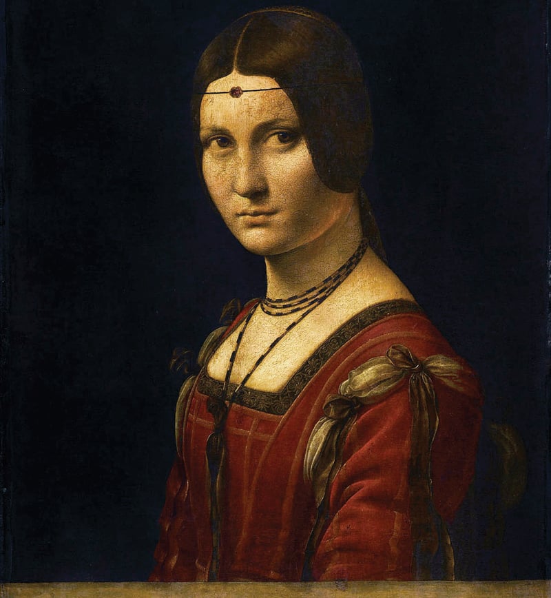 La Belle Ferronniere, Leonardo da Vinci.