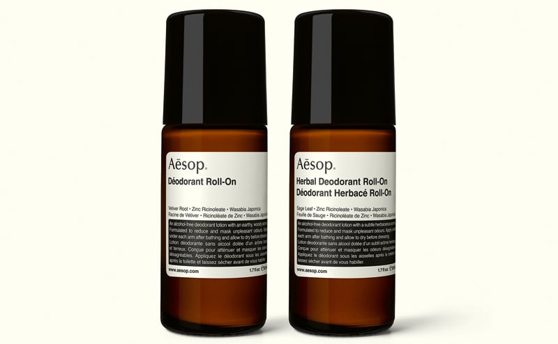 Deodorant Roll-On and Herbal Deodorant Roll-On, Dhs115, Aesop at Bloomingdales, The Dubai Mall