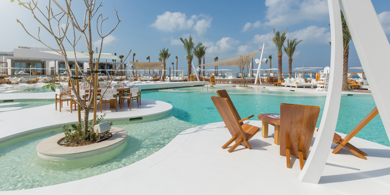 For Palm Beach vibes: Nikki Beach Resort & Spa, Dubai