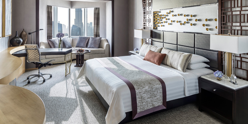 For city sophistication: Shangri-La Hotel Dubai