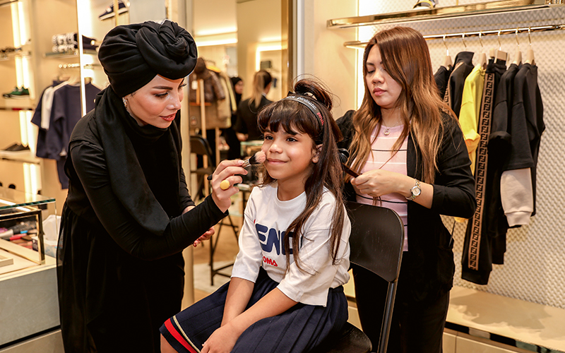 Emirates Woman x Fendi Kids event