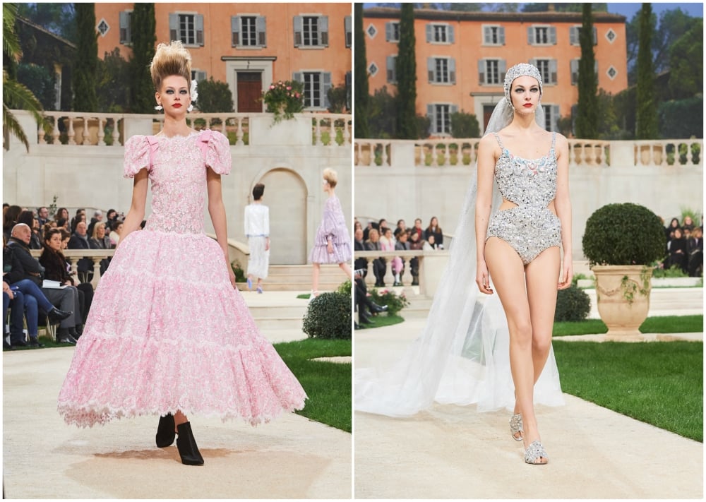 Chanel bridal swimsuit couture 