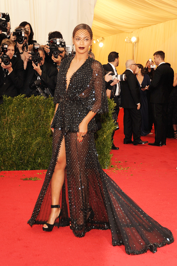 Beyonce in beaded Givenchy 