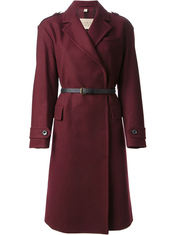 EW Style Notebook, Burberry coat