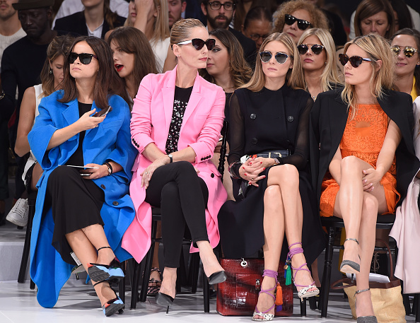 Christian Dior : Front Row - Paris Fashion Week Womenswear Spring/Summer 2015