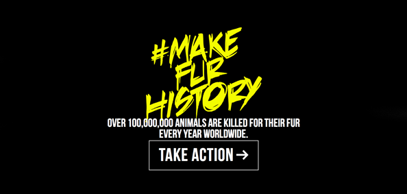 Lush Anti fur Campaign 