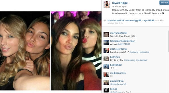  Lily Aldridge honours Taylor's birthday with a fun Instagram pic