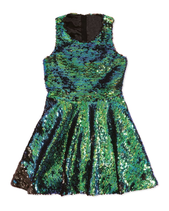 milly minis dress mini style notebook  Sequinned dress Dhs691 Milly Minis at neimanmarcus.com 
