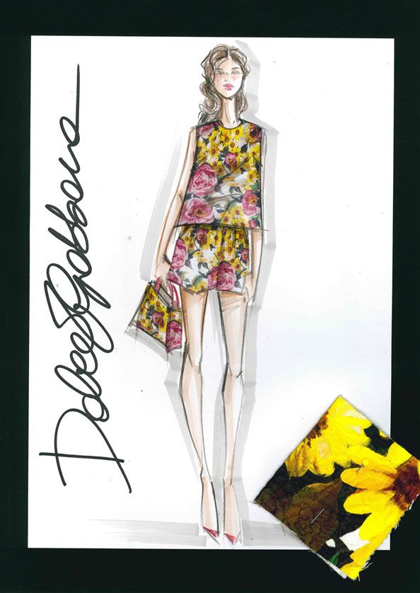 Dolce&Gabbana-for-NET-A-PORTER.COM-summer-2015--Sketch-(1)