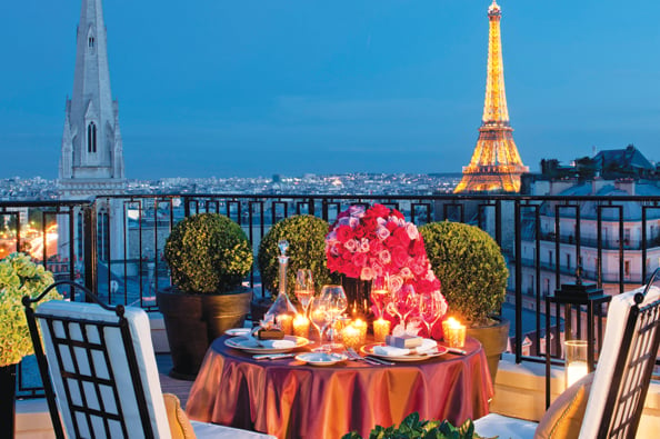 The Penthouse at The  Four Seasons George V, Paris, France