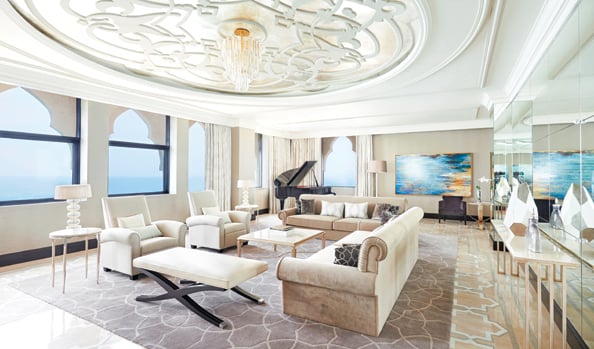 King Imperial Suite at The Waldorf Astoria, Ras Al Khaimah, UAE