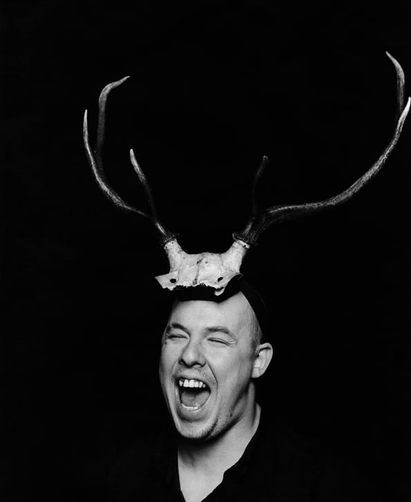 Portrait of Alexander McQueen, 1997 photographed by Marc Hom. © Marc Hom/Trunk Archive