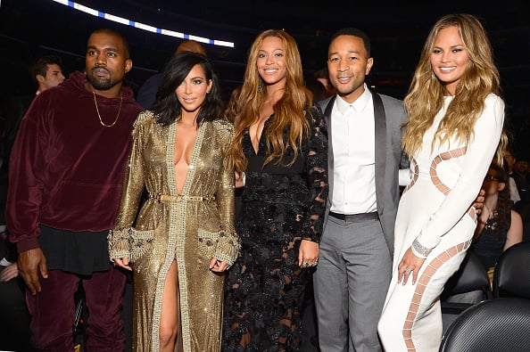 Kanye West, Kim Kardashian, Beyonce, John Legend and Chrissy