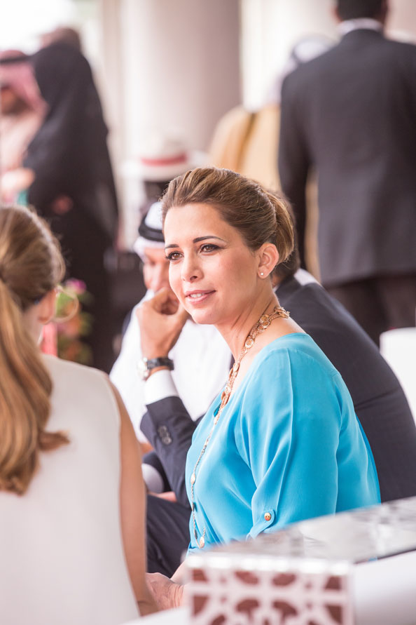  HRH Princess Haya Bint Al Hussein talking with Olivia Palermo