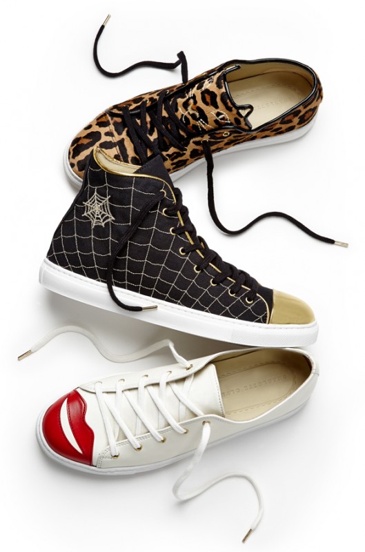 charlotte olympia leopard sneakers