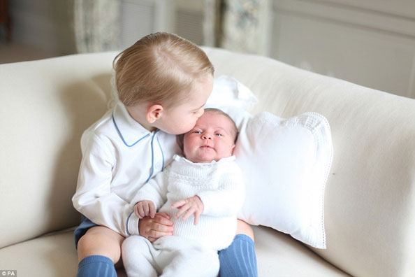 Prince George and Princess Charlotte 2