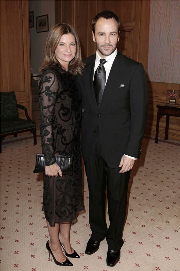 Ms Natalie Massenet and Mr Tom Ford in London England