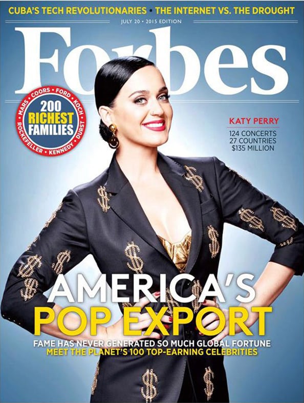 Katy Perry At Top Of Forbes Rich List