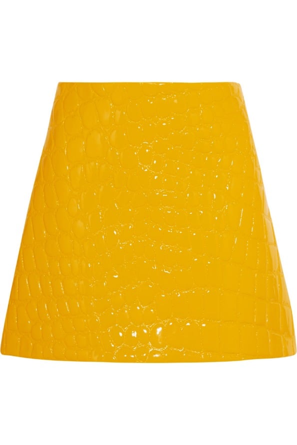 Patent leather skirt, Miu Miu at net-a-porter.com