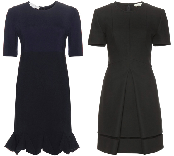 (L-R) Crepe dress from Stella McCartney, Dhs3975, mytheresa.com. Cotton dress from Fendi, Dhs8200, mytheresa.com