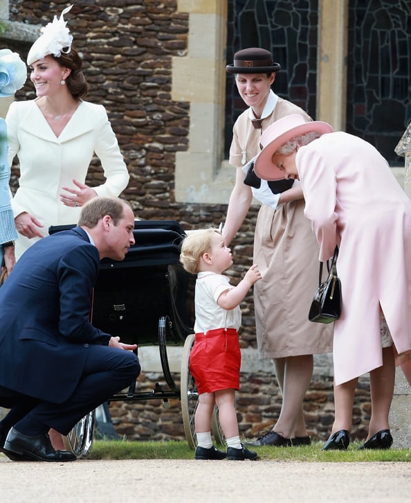 Princess Charlotte, Prince George, Kate Middleton, Prince William, Queen Elizabeth