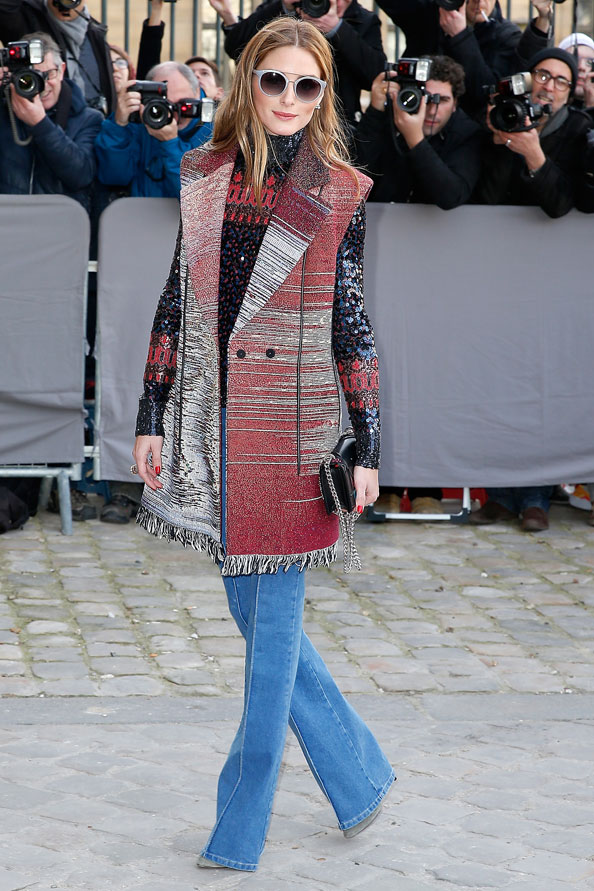 Olivia-Palermo at the Dior show in Paris
