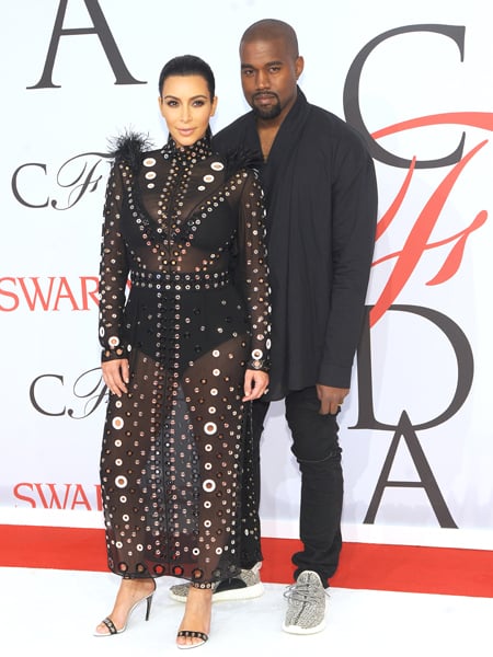Power couple Kanye West and Kim Kardashian
