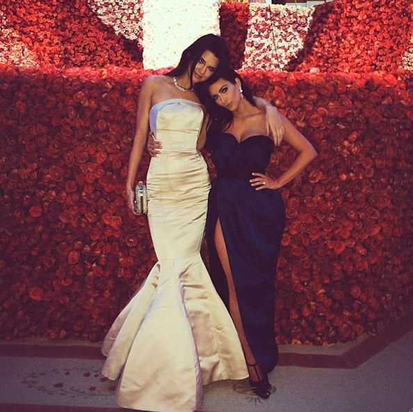 Kendall Jenner with big sis Kim Kardashian