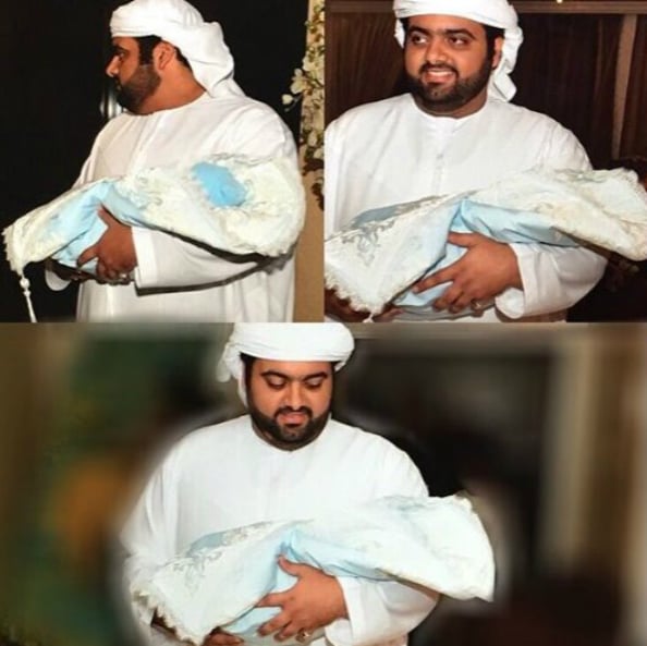 Crown Prince of Fujairah, Sheikh Mohammed bin Hamad, named her baby Rashid Bin Mohammed in honour of her late elder