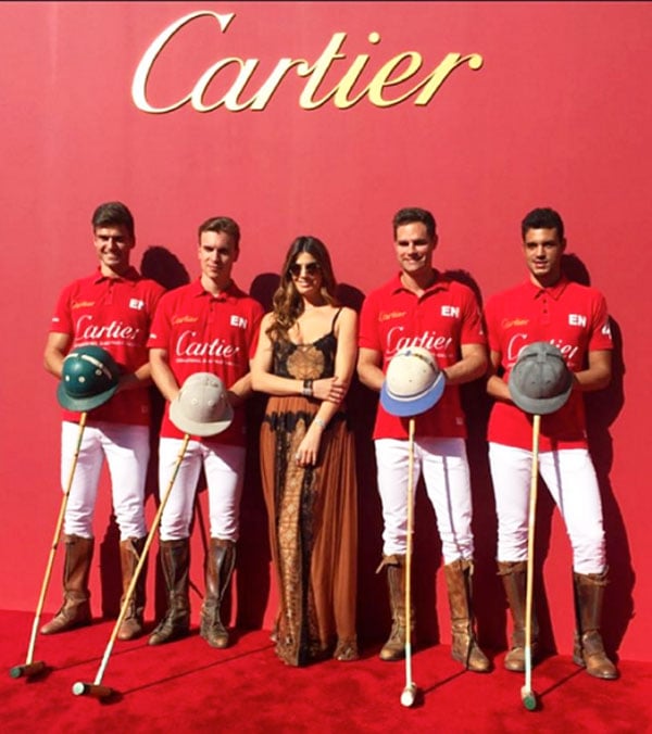 At the Cartier Dubai Polo