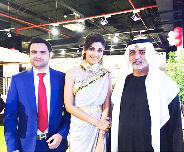 At the launch of Danube Home store with HHSheikh Nahyan bin Mubarak Al Nahyan and Adel Sajan