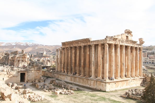 Baalbek is a popular tourist site in Beirut