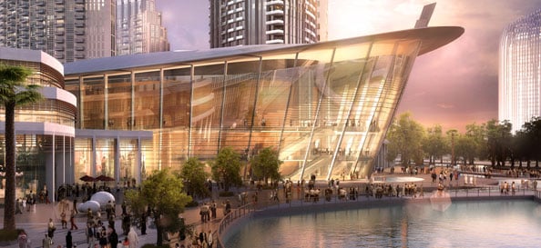 Dubai opera house, dubai opera district